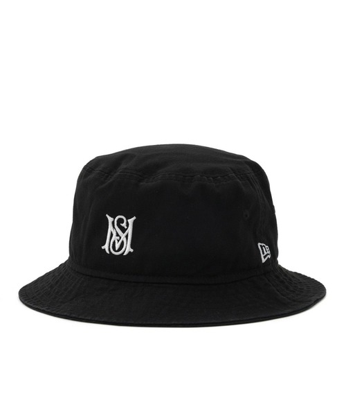 NEW ERA(ニューエラ)の「NEW ERA x MFC STORE MS LOGO BUCKET HAT(ハット・メンズ・ブラック/アイボリー/ブラウン系・M/L/L/XL)」の7枚目の写真
