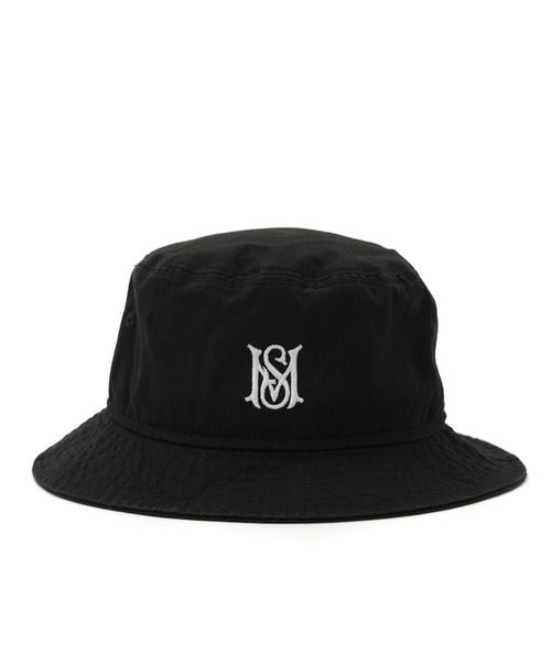 NEW ERA(ニューエラ)の「NEW ERA x MFC STORE MS LOGO BUCKET HAT(ハット・メンズ・ブラック/アイボリー/ブラウン系・M/L/L/XL)」の8枚目の写真