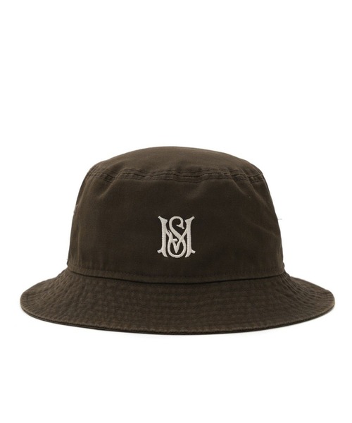 NEW ERA(ニューエラ)の「NEW ERA x MFC STORE MS LOGO BUCKET HAT(ハット・メンズ・ブラック/アイボリー/ブラウン系・M/L/L/XL)」の11枚目の写真