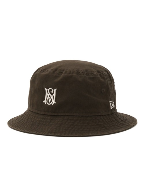 NEW ERA(ニューエラ)の「NEW ERA x MFC STORE MS LOGO BUCKET HAT(ハット・メンズ・ブラック/アイボリー/ブラウン系・M/L/L/XL)」の10枚目の写真
