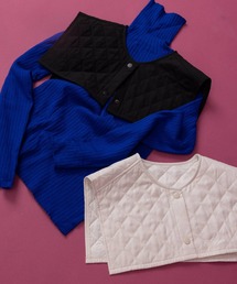 bohmal | ピーチキャンバスキルティングつけ襟(付け襟)