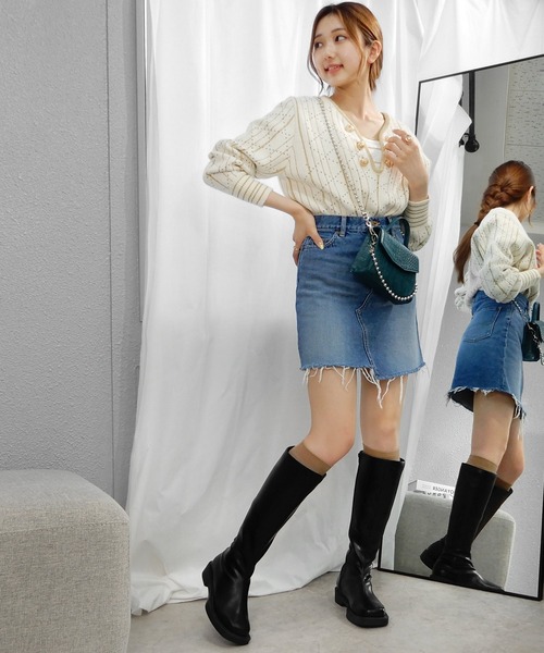 minia（ミニア）の「ボールチェーンのフラップミニショルダー　◆（ショルダーバッグ・レディース・ダークブラウン/ブルーグリーン/ブラック・FREE）」の20枚目の写真