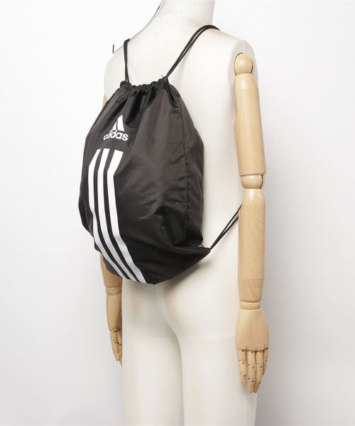 adidas（アディダス）の「パワー ジムサック / アディダス adidas（エコバッグ/サブバッグ・メンズ・ブラック/ベージュ/ブルー・FREE）」の11枚目の写真