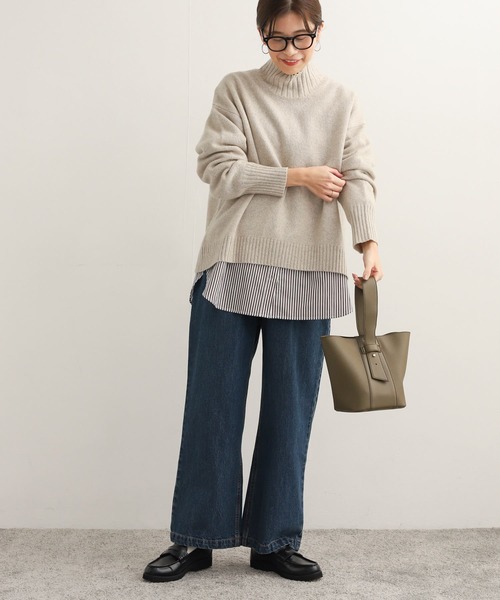 URBAN RESEARCH DOORS(アーバンリサーチドアーズ)の「『セットアップ対応』 フロントタックストレートデニム(デニムパンツ・レディース・ブラック/ブルー・SMALL/MEDIUM)」の15枚目の写真