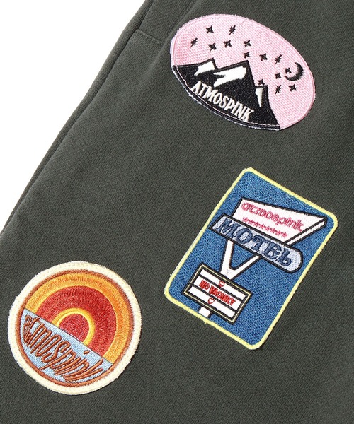 atmos pink（アトモスピンク）の「atmos pink ワッペンスウェットパンツ / アトモスピンク ワッペンスウェットパンツ（その他パンツ・レディース・ネイビー/グレー/カーキ・M/L）」の9枚目の写真