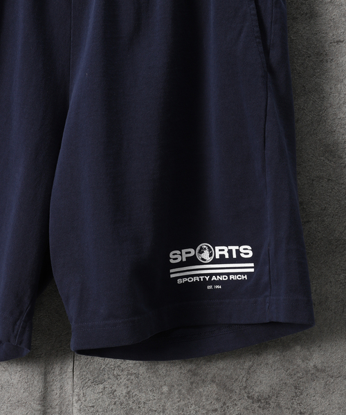 SPORTY&RICH（スポーティアンドリッチ）の「【SPORTY&RICH / スポーティアンドリッチ】SPORTS GYM SHORT（その他パンツ・メンズ・ネイビー・MEDIUM/SMALL）」の2枚目の写真