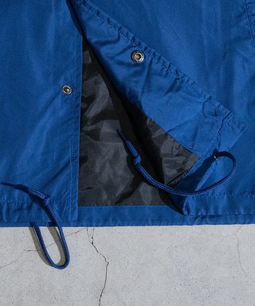 Red Cap Girl（レッドキャプガール）の「【a-r】〔Red Cap Girl/レッドキャップガール〕ポリエステルタフタ RCGワッペン コーチジャケット（ナイロンジャケット・メンズ・ブラック/ブルー/グリーン・MEDIUM/LARGE）」の5枚目の写真