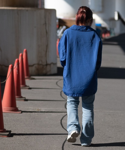 Red Cap Girl（レッドキャプガール）の「【a-r】〔Red Cap Girl/レッドキャップガール〕ポリエステルタフタ RCGワッペン コーチジャケット（ナイロンジャケット・メンズ・ブラック/ブルー/グリーン・MEDIUM/LARGE）」の15枚目の写真