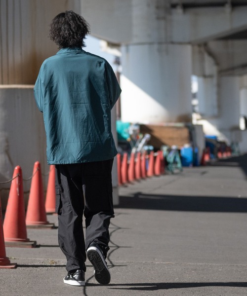 Red Cap Girl（レッドキャプガール）の「【a-r】〔Red Cap Girl/レッドキャップガール〕ポリエステルタフタ RCGワッペン コーチジャケット（ナイロンジャケット・メンズ・ブラック/ブルー/グリーン・MEDIUM/LARGE）」の9枚目の写真