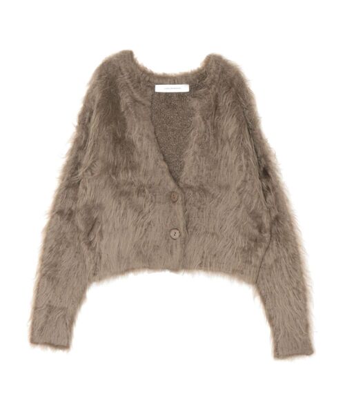 LAGUNAMOON(ラグナムーン)の「ファーライクニットカーディガン(カーディガン/ボレロ・レディース・アイボリー/ライトグレー/ブラウン・FREE)」の16枚目の写真