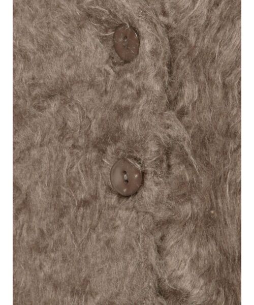 LAGUNAMOON(ラグナムーン)の「ファーライクニットカーディガン(カーディガン/ボレロ・レディース・アイボリー/ライトグレー/ブラウン・FREE)」の22枚目の写真