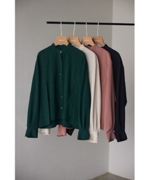 stand collar long sleeve shirt(スタンドカラーロングスリーブシャツ)