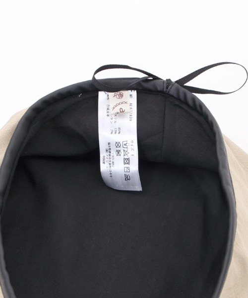 axes femme(アクシーズファム)の「デニム風ベレー(ハンチング/ベレー帽・レディース・ネイビー/ブラック/ベージュ・FREE)」の13枚目の写真