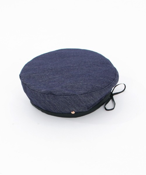 axes femme(アクシーズファム)の「デニム風ベレー(ハンチング/ベレー帽・レディース・ネイビー/ブラック/ベージュ・FREE)」の11枚目の写真