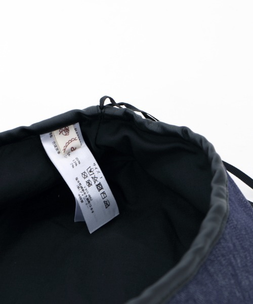 axes femme(アクシーズファム)の「デニム風ベレー(ハンチング/ベレー帽・レディース・ネイビー/ブラック/ベージュ・FREE)」の5枚目の写真