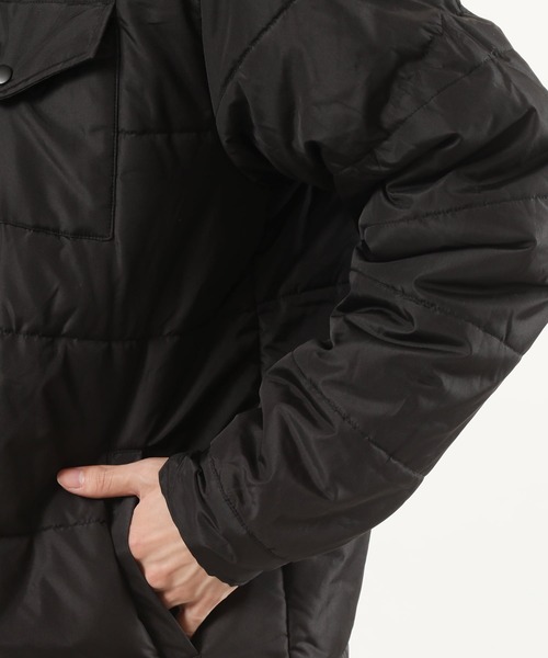 TopIsm（トップイズム）の「中綿キルティング シャツジャケット（ミリタリージャケット・メンズ・ライトグレー/ブラック/カーキ・M/L/LL）」の11枚目の写真