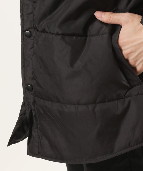 TopIsm（トップイズム）の「中綿キルティング シャツジャケット（ミリタリージャケット・メンズ・ライトグレー/ブラック/カーキ・M/L/LL）」の9枚目の写真