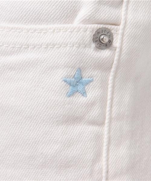 X-girl（エックスガール）の「【mini掲載 / 有村架純さん着用】STANDARD JEAN BROOKLYN（デニムパンツ・レディース・ホワイト/ブラック/インディゴブルー・2/0/1）」の11枚目の写真