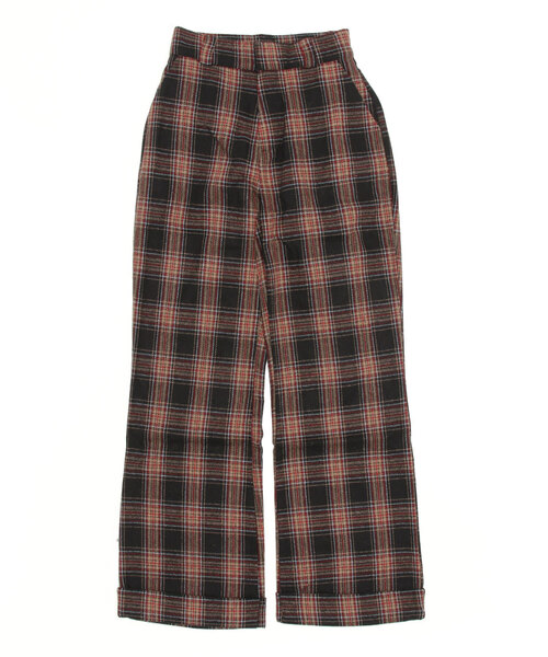 Flugge（フラッジー）の「wool check PT/ウールチェックパンツ（その他パンツ・レディース・ブラック/グリーン・SMALL/MEDIUM）」の16枚目の写真