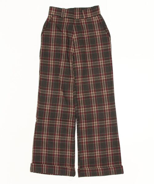 Flugge（フラッジー）の「wool check PT/ウールチェックパンツ（その他パンツ・レディース・ブラック/グリーン・SMALL/MEDIUM）」の15枚目の写真