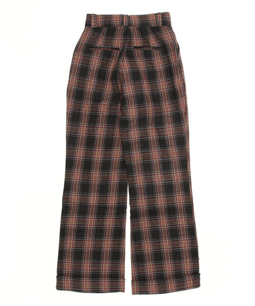 Flugge（フラッジー）の「wool check PT/ウールチェックパンツ（その他パンツ・レディース・ブラック/グリーン・SMALL/MEDIUM）」の17枚目の写真