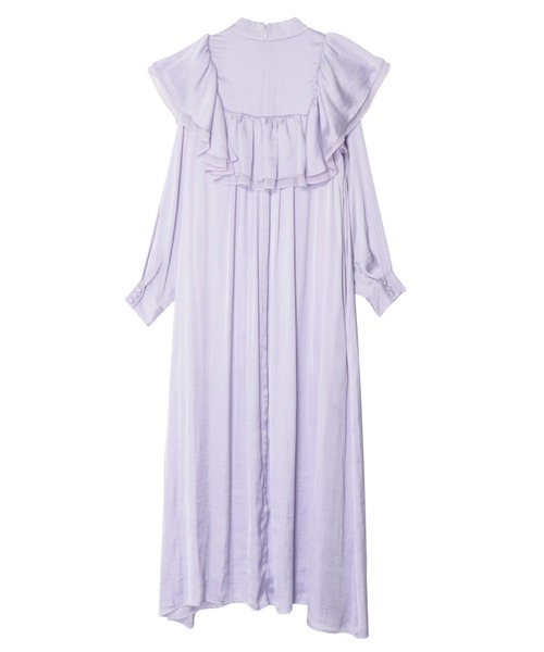 PAMEO POSE（パメオポーズ）の「Wendy Dress（ワンピース・レディース・ブラック/グリーン/パープル・SMALL/LONG/MEDIUM）」の7枚目の写真