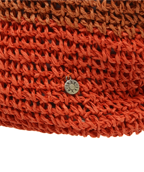 ikka（イッカ）の「バイカラー雑材ショルダーBAG（ショルダーバッグ・レディース・オレンジ/ネイビー/ベージュ・FREE）」の9枚目の写真