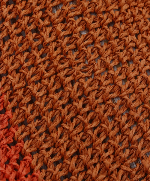 ikka（イッカ）の「バイカラー雑材ショルダーBAG（ショルダーバッグ・レディース・オレンジ/ネイビー/ベージュ・FREE）」の11枚目の写真