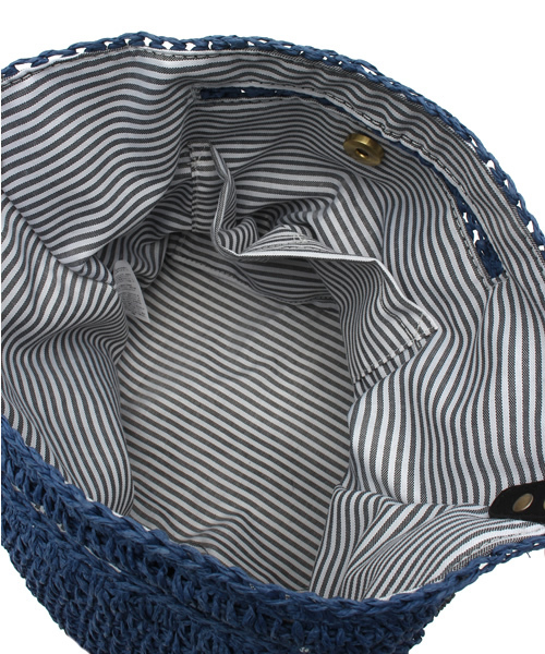 ikka（イッカ）の「バイカラー雑材ショルダーBAG（ショルダーバッグ・レディース・オレンジ/ネイビー/ベージュ・FREE）」の12枚目の写真