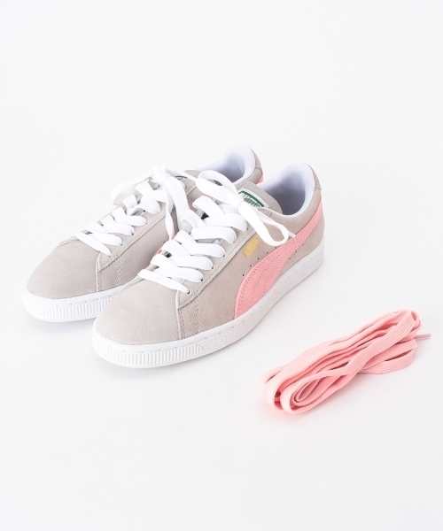 PUMA(プーマ)の「PUMA スウェードクラシックスニーカー(スニーカー・レディース・レッド/ベージュ・35/45/25)」の2枚目の写真