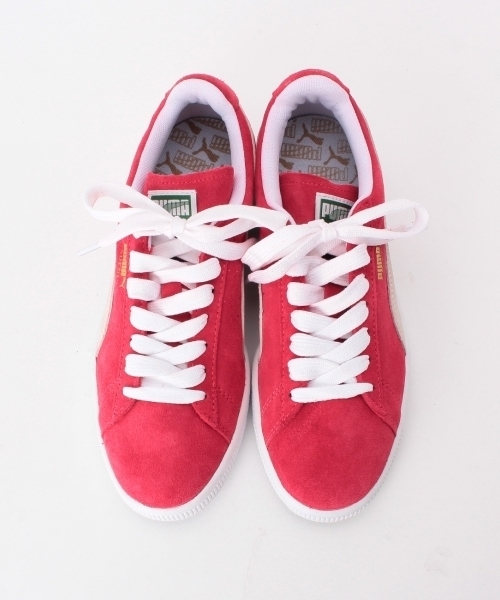 PUMA(プーマ)の「PUMA スウェードクラシックスニーカー(スニーカー・レディース・レッド/ベージュ・35/45/25)」の4枚目の写真