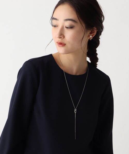 OPAQUE.CLIP(オペークドットクリップ)の「◆ダブルリングYネックレス(ネックレス・レディース・ゴールド/シルバー・00)」の9枚目の写真