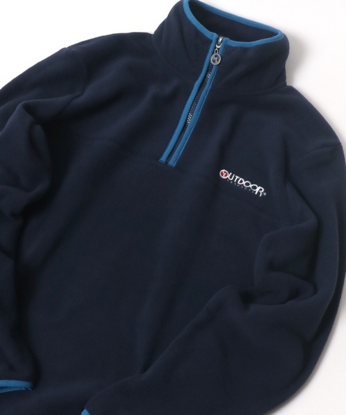 OUTDOOR PRODUCTS（アウトドアプロダクツ）の「OUTDOOR PRODUCTS/アウトドアプロダクツ ハーフジップ フリーストレーナー（スウェット・メンズ・イエロー/ブルー/ブルー系その他/ネイビー/グレー/ブラック・M/L/LL）」の4枚目の写真