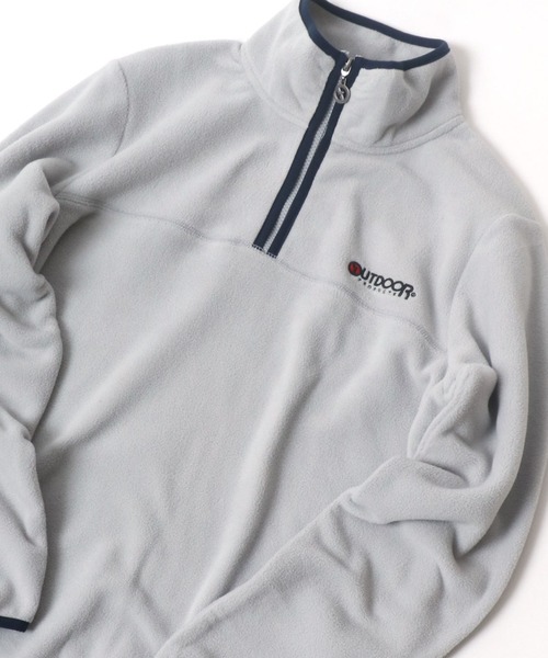 OUTDOOR PRODUCTS（アウトドアプロダクツ）の「OUTDOOR PRODUCTS/アウトドアプロダクツ ハーフジップ フリーストレーナー（スウェット・メンズ・イエロー/ブルー/ブルー系その他/ネイビー/グレー/ブラック・M/L/LL）」の3枚目の写真