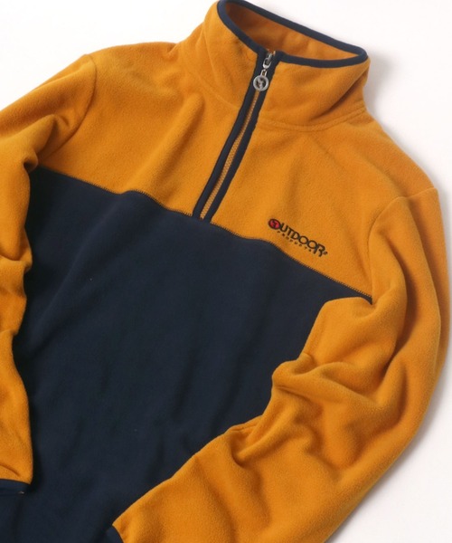 OUTDOOR PRODUCTS（アウトドアプロダクツ）の「OUTDOOR PRODUCTS/アウトドアプロダクツ ハーフジップ フリーストレーナー（スウェット・メンズ・イエロー/ブルー/ブルー系その他/ネイビー/グレー/ブラック・M/L/LL）」の6枚目の写真