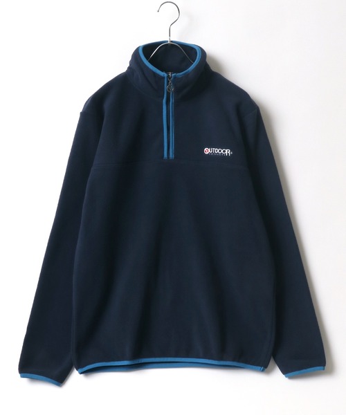 OUTDOOR PRODUCTS（アウトドアプロダクツ）の「OUTDOOR PRODUCTS/アウトドアプロダクツ ハーフジップ フリーストレーナー（スウェット・メンズ・イエロー/ブルー/ブルー系その他/ネイビー/グレー/ブラック・M/L/LL）」の17枚目の写真