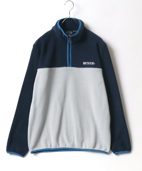 OUTDOOR PRODUCTS（アウトドアプロダクツ）の「OUTDOOR PRODUCTS/アウトドアプロダクツ ハーフジップ フリーストレーナー（スウェット・メンズ・イエロー/ブルー/ブルー系その他/ネイビー/グレー/ブラック・M/L/LL）」の19枚目の写真