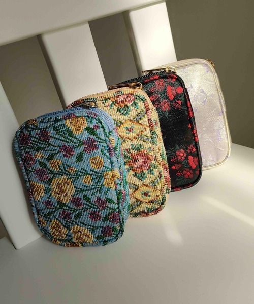 Casselini(キャセリーニ)の「Casselini(キャセリーニ)アクセサリーポーチ(ポーチ・レディース・ブラック/イエロー/ブルー/ラベンダー/ミント/パープル/アイボリー/グリーン/ライトグレー/ライム/サックスブルー・FREE)」の17枚目の写真