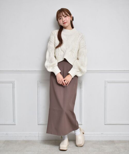 ems excite（エムズエキサイト）の「アソートタイトSk（スカート・レディース・ブラック系その他2/ブラック/パープル・FREE）」の22枚目の写真