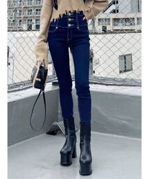 EMODA | 【ELDER】NUDEハイウエストデニム(デニムパンツ)