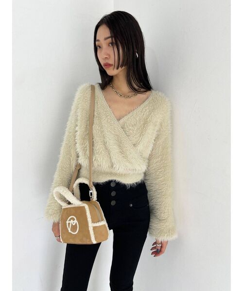 EMODA（エモダ）の「【ELDER】NUDEハイウエストデニム（デニムパンツ・レディース・ライトブルー/ブラック/インディゴブルー・SMALL/X-SMALL/MEDIUM）」の6枚目の写真