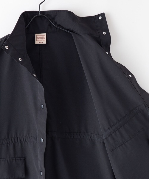 OUTDOOR PRODUCTS APPAREL(アウトドアプロダクツアパレル)の「スタンドカラー ボリューム マウンテンパーカー ミリタリージャケット(ミリタリージャケット・レディース・ブラック/カーキ/アイボリー・MEDIUM)」の22枚目の写真