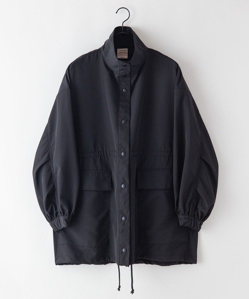 OUTDOOR PRODUCTS APPAREL(アウトドアプロダクツアパレル)の「スタンドカラー ボリューム マウンテンパーカー ミリタリージャケット(ミリタリージャケット・レディース・ブラック/カーキ/アイボリー・MEDIUM)」の16枚目の写真