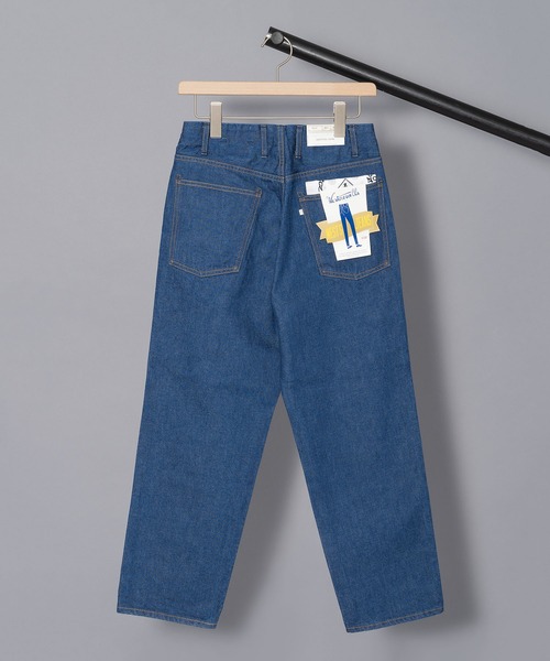 WESTOVERALLS（ウエストオーバーオールズ）の「【 WESTOVERALLS / ウエストオーバーオールズ 】 801S / ストレートデニムパンツ（デニムパンツ・レディース・ブラック/ワンウォッシュ・25/26/27）」の5枚目の写真
