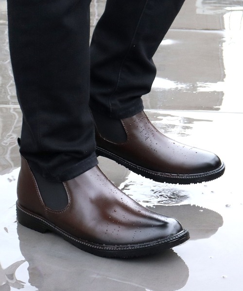 Dedes（デデス）の「防水設計 サイドゴアレインブーツ（レインシューズ・メンズ・ブラック/ダークブラウン・LL/L/S/M）」の9枚目の写真