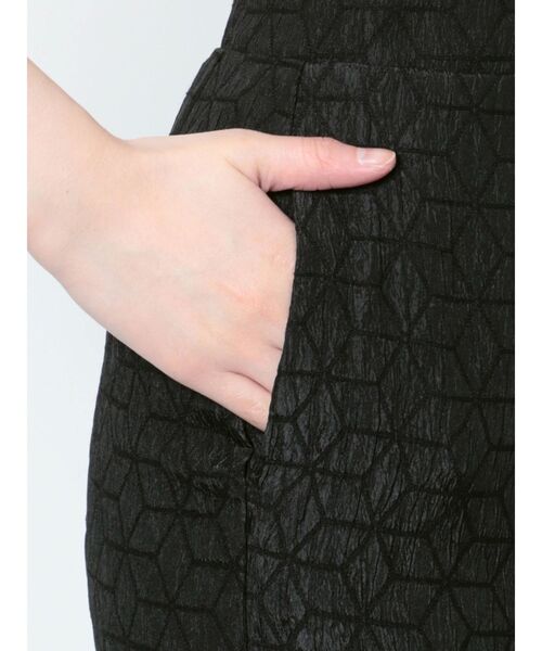 LAGUNAMOON（ラグナムーン）の「ジャカードギャザー切替スカート（スカート・レディース・ホワイト/ブラック・SMALL/MEDIUM）」の8枚目の写真