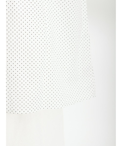 Samansa Mos2(サマンサ モスモス)の「襟シャーリング前後2WAYブラウス(シャツ/ブラウス・レディース・オフホワイト/キナリ/ブラック/サックスブルー・フリ-)」の16枚目の写真