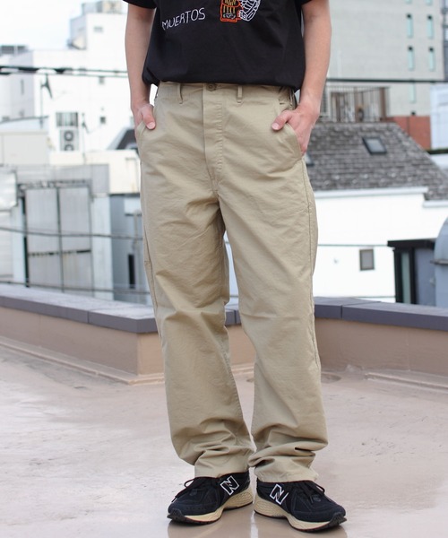 orSlow(オアスロウ)の「orSlow/オアスロウ 別注 リップストップフレンチワーク FRENCH WORK RIP STOP(メンズ)(その他パンツ・メンズ・アーミー/ベージュ・1/2/3)」の1枚目の写真
