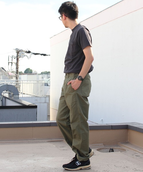 orSlow(オアスロウ)の「orSlow/オアスロウ 別注 リップストップフレンチワーク FRENCH WORK RIP STOP(メンズ)(その他パンツ・メンズ・アーミー/ベージュ・1/2/3)」の11枚目の写真