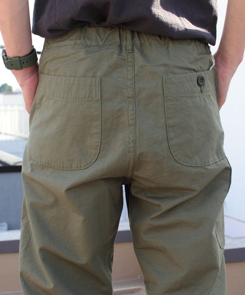orSlow(オアスロウ)の「orSlow/オアスロウ 別注 リップストップフレンチワーク FRENCH WORK RIP STOP(メンズ)(その他パンツ・メンズ・アーミー/ベージュ・1/2/3)」の7枚目の写真